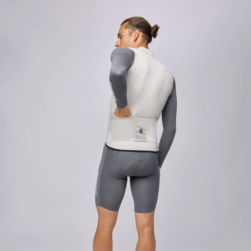 Maglia maniche lunghe Pissei Primapelle Bicolor - Grigio