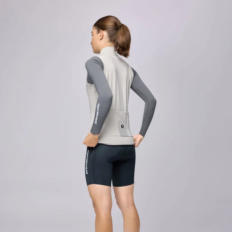 Maglia maniche lunghe Pissei Primapelle Bicolor - Grigio