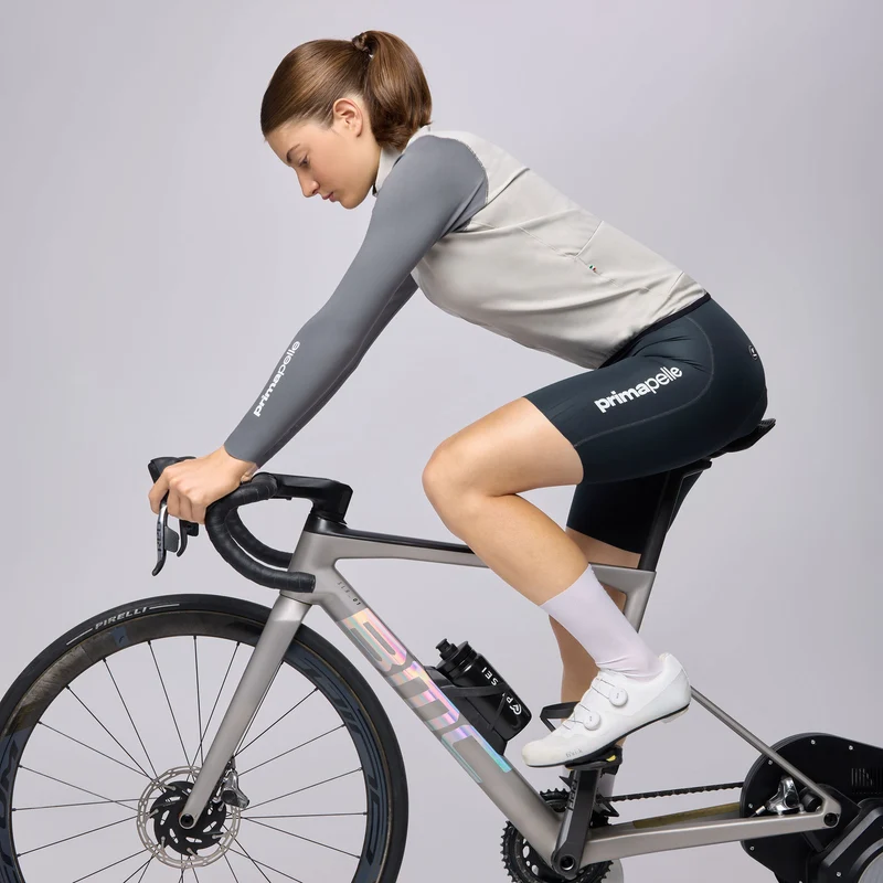 Maglia maniche lunghe Pissei Primapelle Bicolor - Grigio