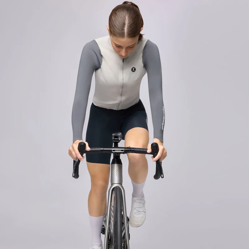 Maglia maniche lunghe Pissei Primapelle Bicolor - Grigio