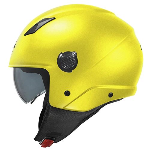 CASCO DEMI-JET KV58 GIALLO METALL.