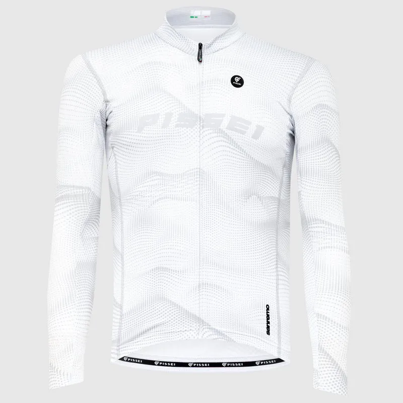 Maglia maniche lunghe Pissei Sanremo - Bianco grigio