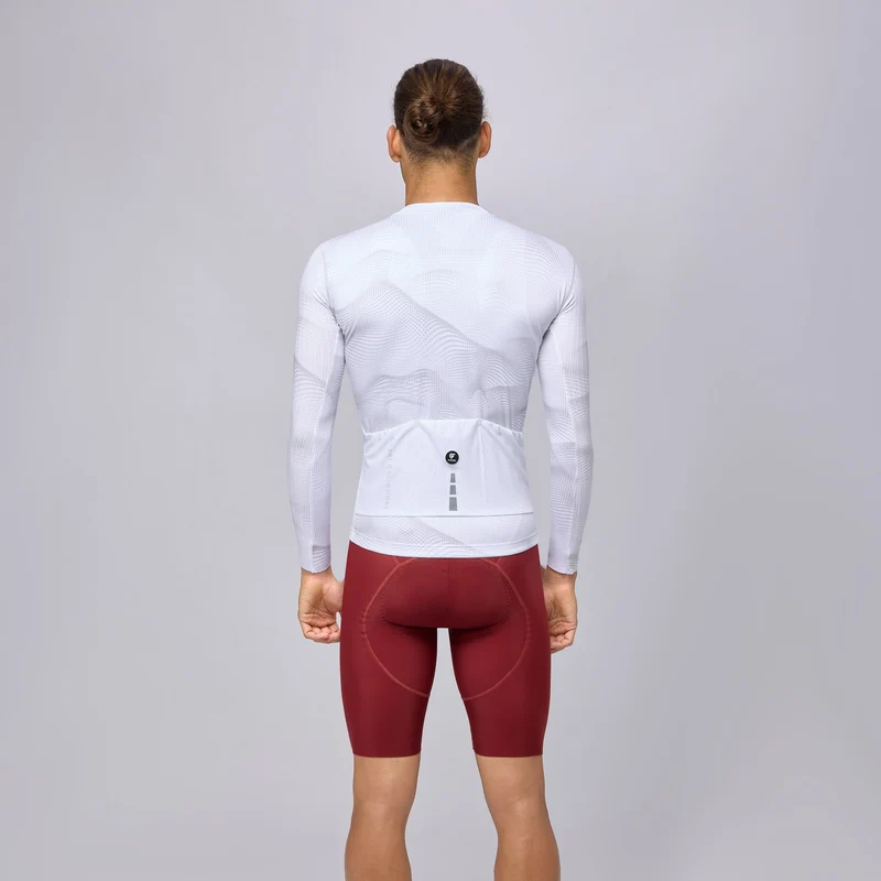 Maglia maniche lunghe Pissei Sanremo - Bianco grigio