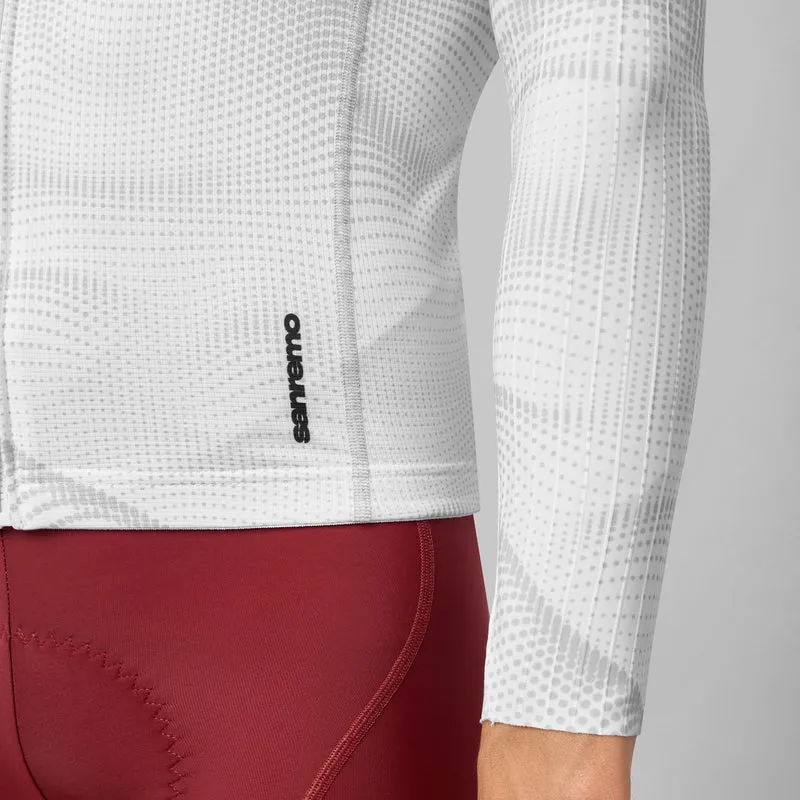 Maglia maniche lunghe Pissei Sanremo - Bianco grigio