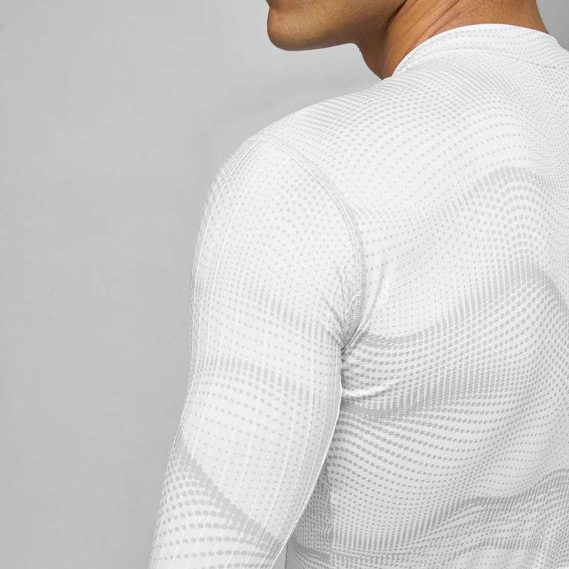 Maglia maniche lunghe Pissei Sanremo - Bianco grigio