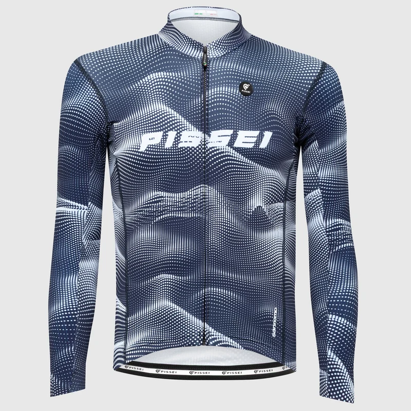 Maglia maniche lunghe Pissei Sanremo - Blu celeste