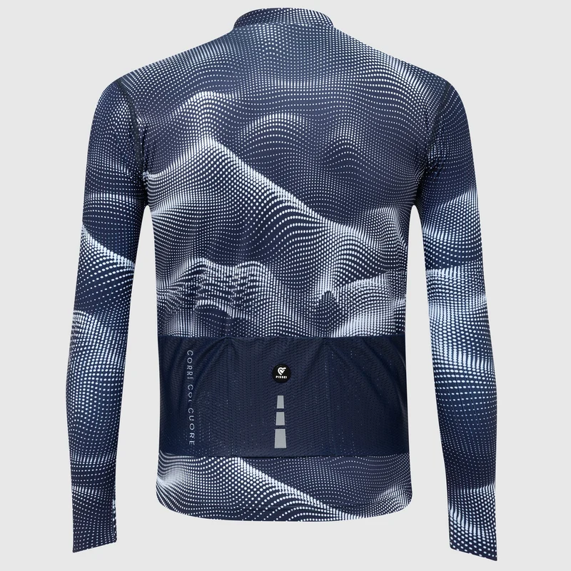 Maglia maniche lunghe Pissei Sanremo - Blu celeste
