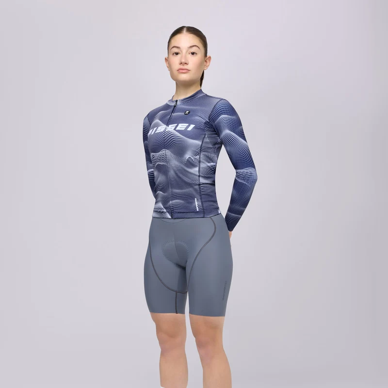 Maglia maniche lunghe Pissei Sanremo - Blu celeste
