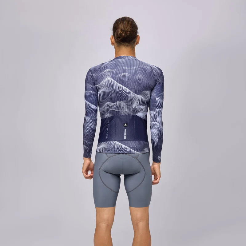 Maglia maniche lunghe Pissei Sanremo - Blu celeste