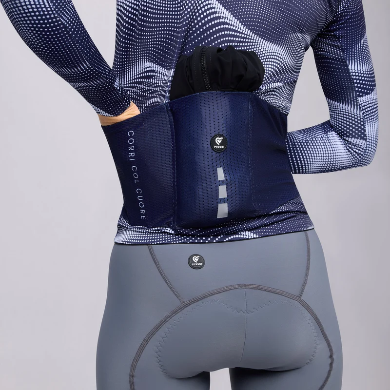 Maglia maniche lunghe Pissei Sanremo - Blu celeste