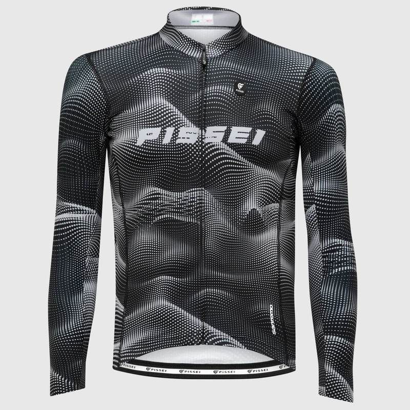 Maglia maniche lunghe Pissei Sanremo - Nero grigio