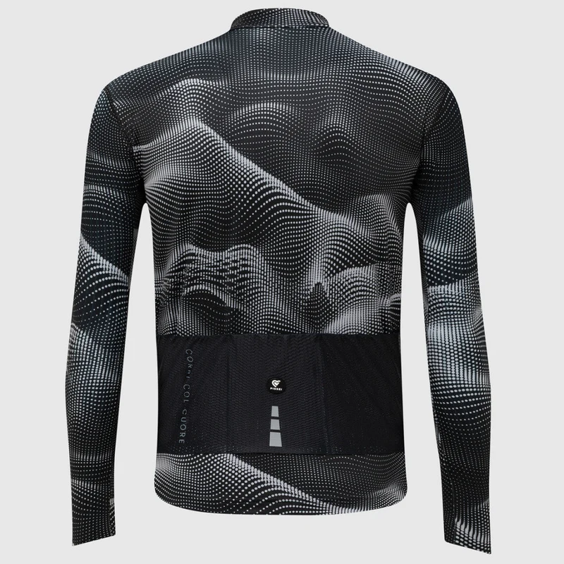 Maglia maniche lunghe Pissei Sanremo - Nero grigio