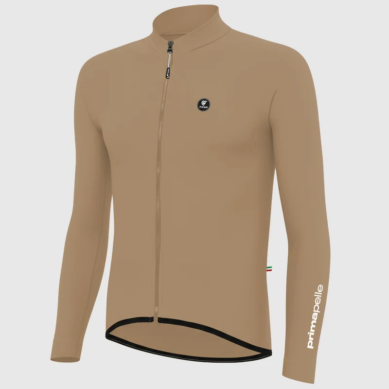 Maglia maniche lunghe Pissei Primapelle - Marrone chiaro