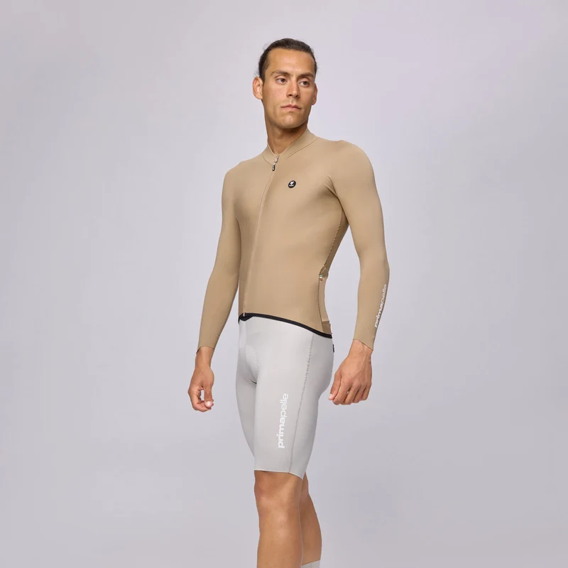 Maglia maniche lunghe Pissei Primapelle - Marrone chiaro
