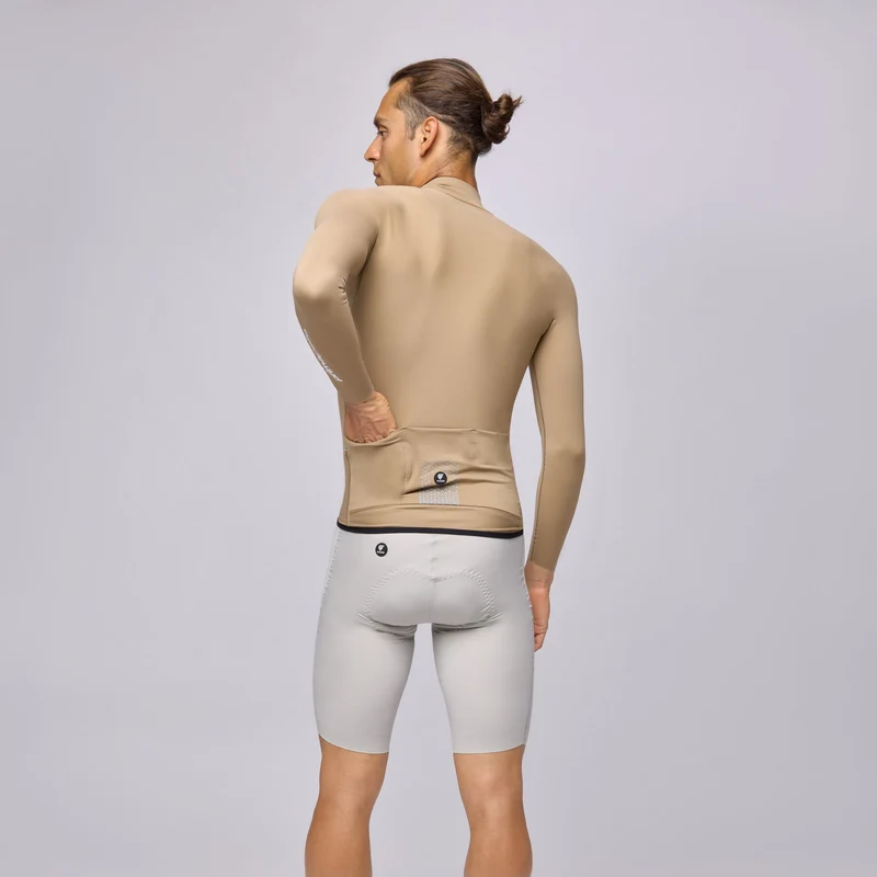 Maglia maniche lunghe Pissei Primapelle - Marrone chiaro