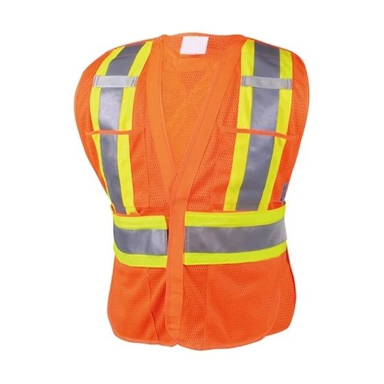 Gilet riflettente americano Philadelphia arancione