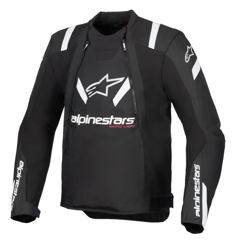 GIUBBINO ALPINESTARS T-STUNT AIR JACKET NERO BIANCO