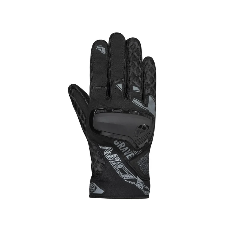 GUANTO EST. TSUTO-PELLE U IXON GRAVEL AIR NERO TAGLIA M