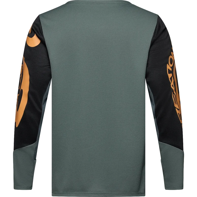 Maglia manica lunga bambino Fox Defend Creation - Verde
