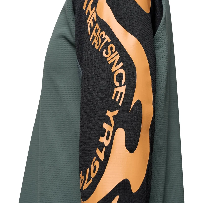 Maglia manica lunga bambino Fox Defend Creation - Verde