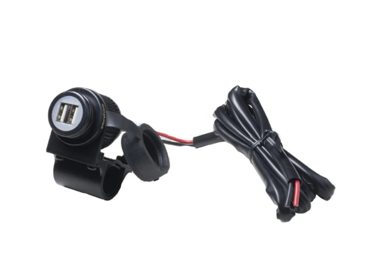 PRESA CON ATTACCO MANUBRIO INGRESSO DOPPIA USB CELLULARLINE