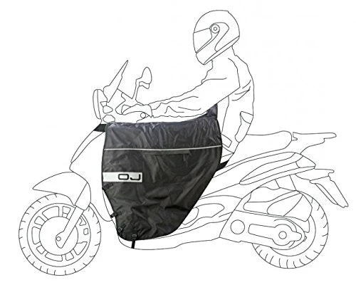 COPRIGAMBE OJ PRO LEG 20 NERO CON ASSICURAZIONE PEUGEOT CITY START 125