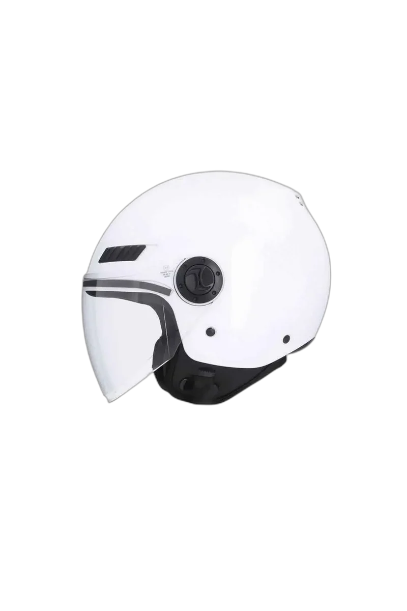 SHIRO SH-62 KIOTO CASCHI DI MOTO MONOCOLOR BIANCO
