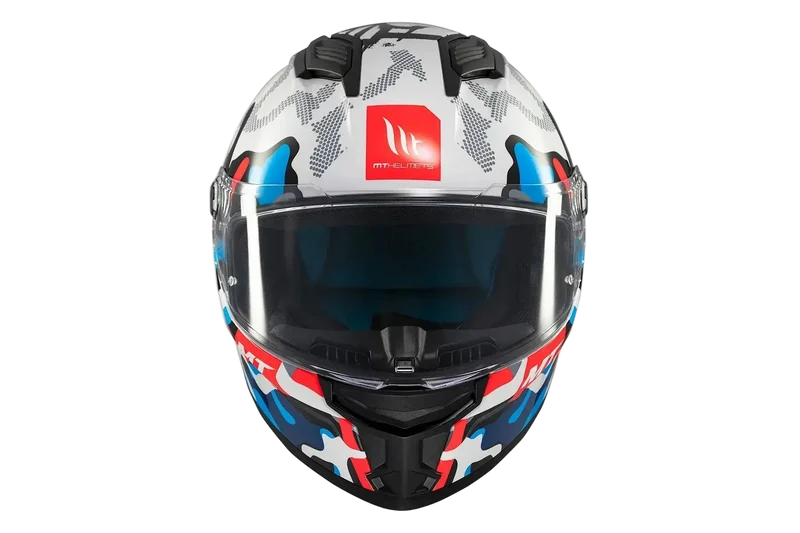 MT STINGER 2 YOZU INTEGRALE CASCHI DI MOTO BLU BIANCO