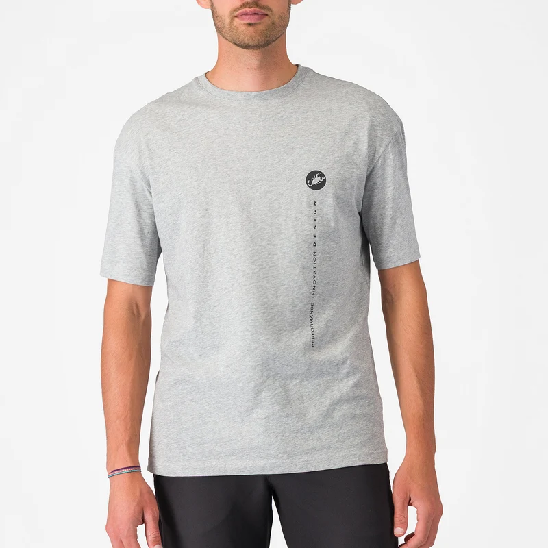 T-Shirt Castelli Innovation Logo - Grigio