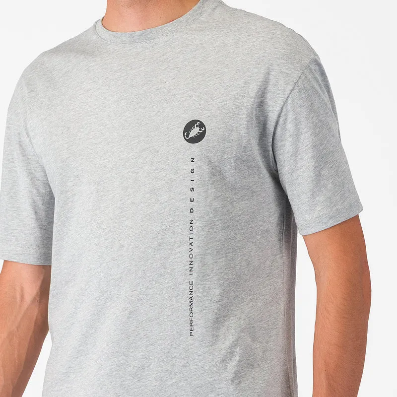 T-Shirt Castelli Innovation Logo - Grigio
