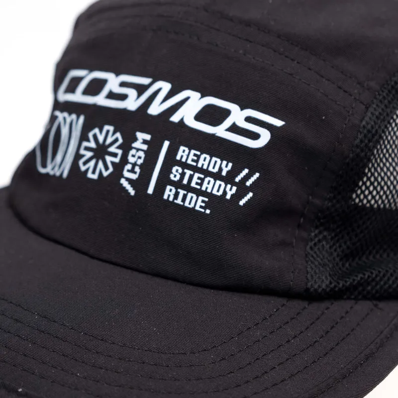 Cappellino Cosmos Collection 5 Panel - Nero