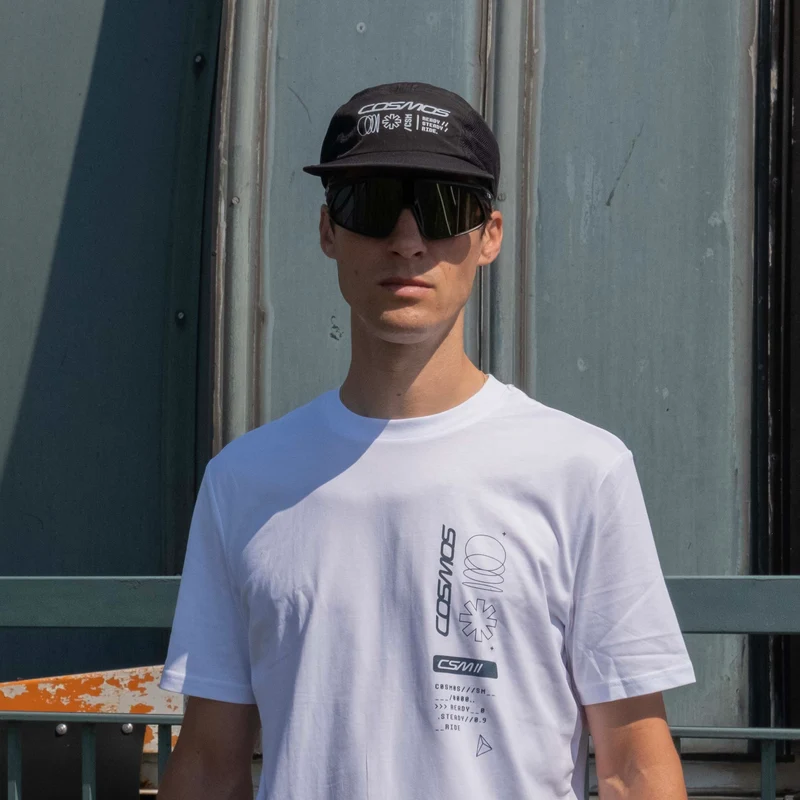 Cappellino Cosmos Collection 5 Panel - Nero