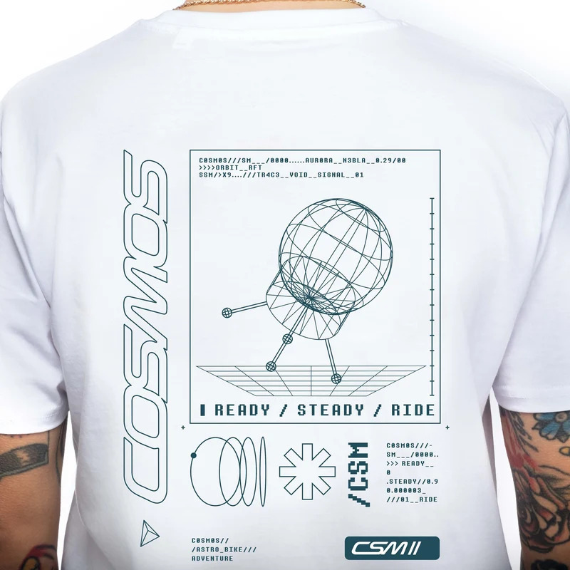 T-Shirt Cosmos Collection - Bianco