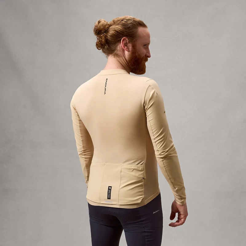 Maglia maniche lunghe Endura AllTrack Ride - Beige