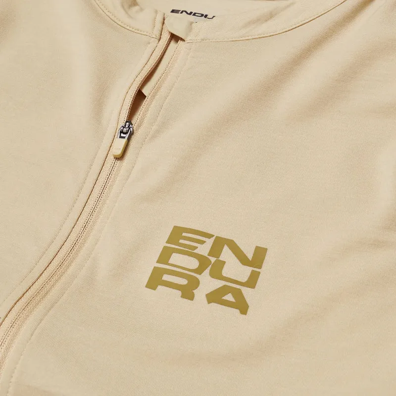 Maglia maniche lunghe Endura AllTrack Ride - Beige