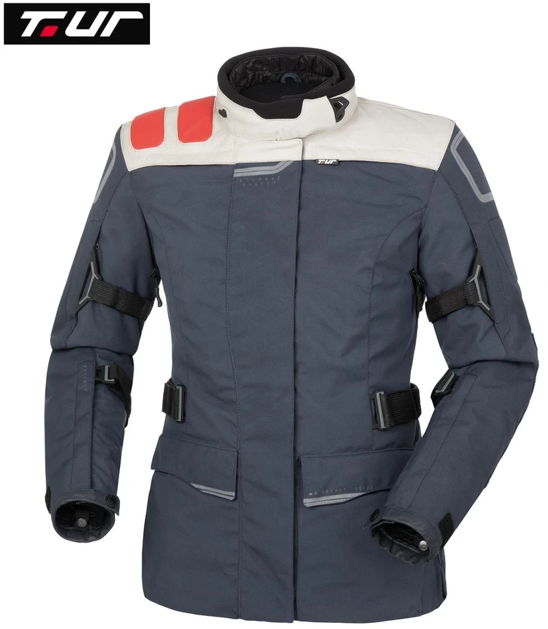 GIACCA DONNA T-UR TUCANO URBANO J-ONE BLU ROSSO GRIGIO