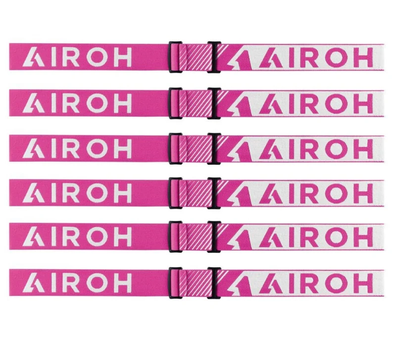 ELASTICO MASCHERA AIROH STRAP XR1 FUXIA BIANCO
