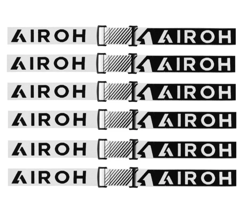 ELASTICO MASCHERA AIROH STRAP XR1 BIANCO NERO