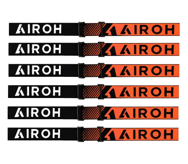 ELASTICO MASCHERA AIROH STRAP XR1 NERO ARANCIO FLU