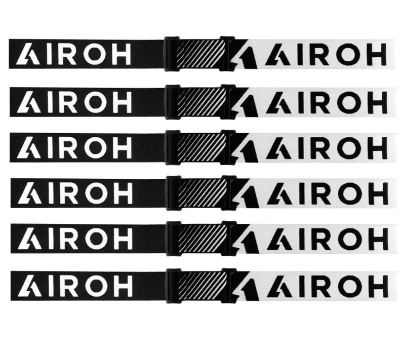 ELASTICO MASCHERA AIROH STRAP XR1 NERO BIANCO