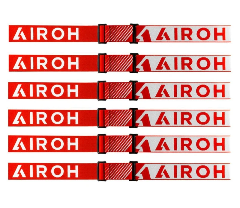 ELASTICO MASCHERA AIROH STRAP XR1 ROSSO BIANCO