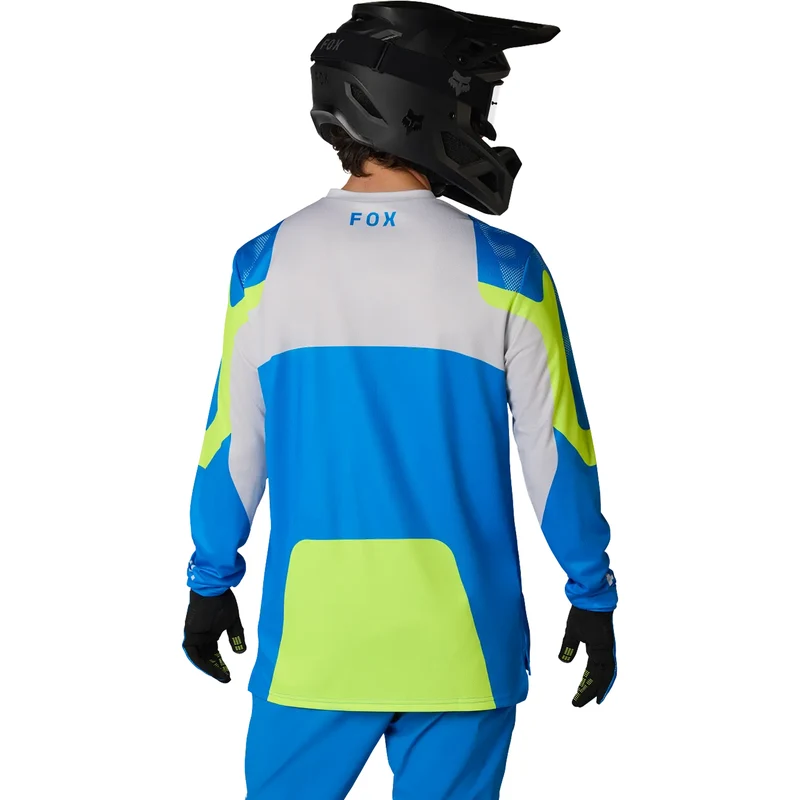 Maglia maniche lunghe mtb Fox Ranger Tactile - Azzurro