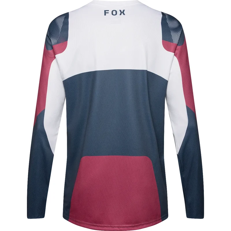 Maglia maniche lunghe mtb Fox Ranger Tactile - Bianco blu
