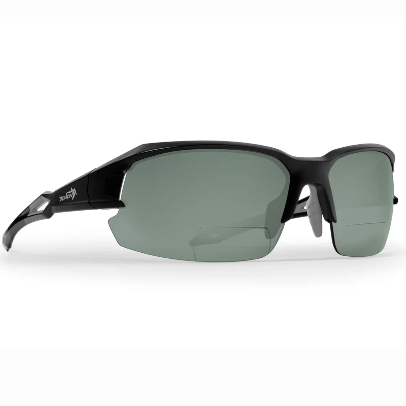 Occhiali Demon Tiger Photo Sun Reading +2,00 - Matt Black Silver
