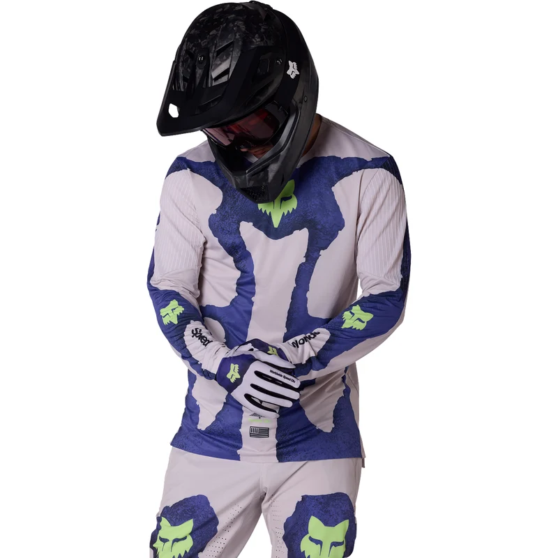 Maglia maniche lunghe mtb Fox Flexair Awareness - Multicolore