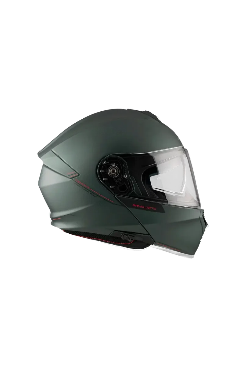 MT GENESIS SV SOLID A6 INTEGRALE MODULARE CASCHI DI MOTO VERDE OPACO