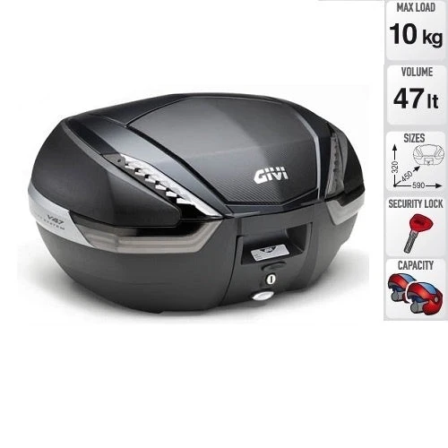 BAULETTO GIVI V47NNT MONOKEY TECH NERO PER MOTO E SCOOTER
