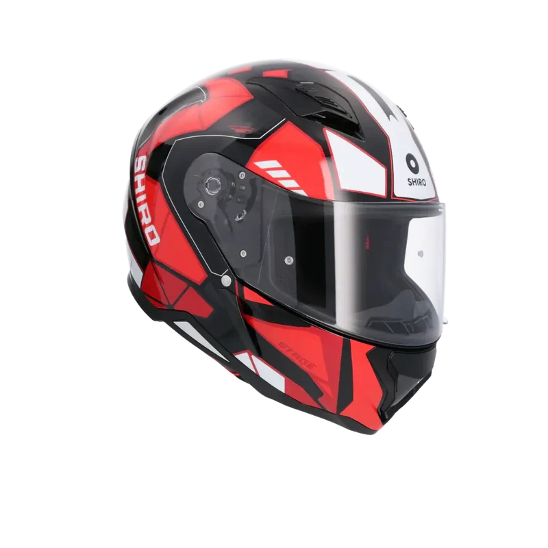 SHIRO SH-890 HUNTER STAGE CASCHI DI MOTO INTEGRALE DA NERO ROSSO