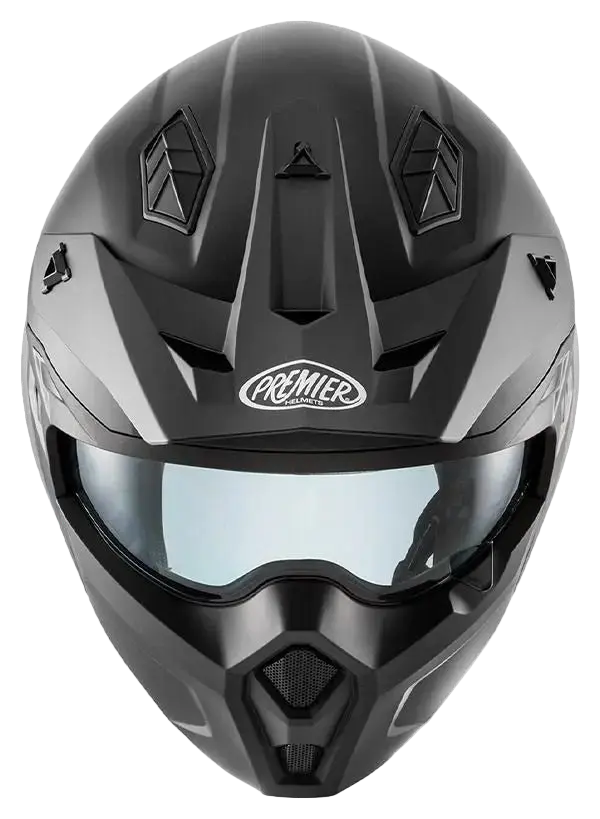 PREMIER 25 SUBVERTER U9BM CONVERTIBILI CASCHI MOTO NERO OPACO