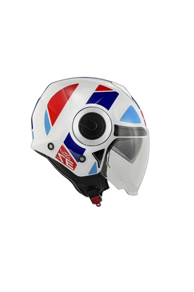 KAPPA KV37 EVO SCOOTER JET CASCHI DI MOTO BIANCO BLU ROSSO